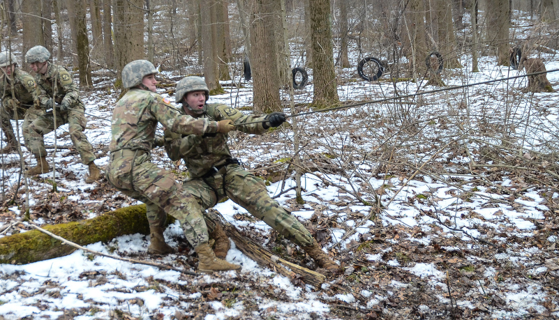 Cadets working together