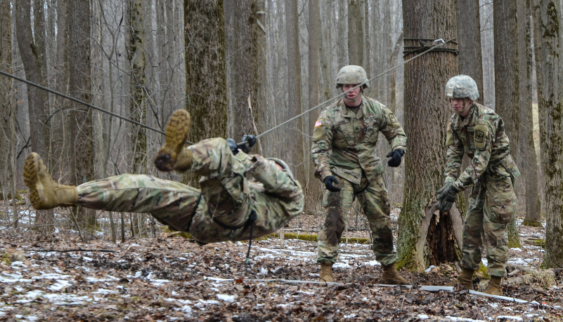 Cadets working together