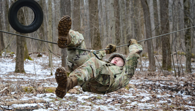 Cadets working together