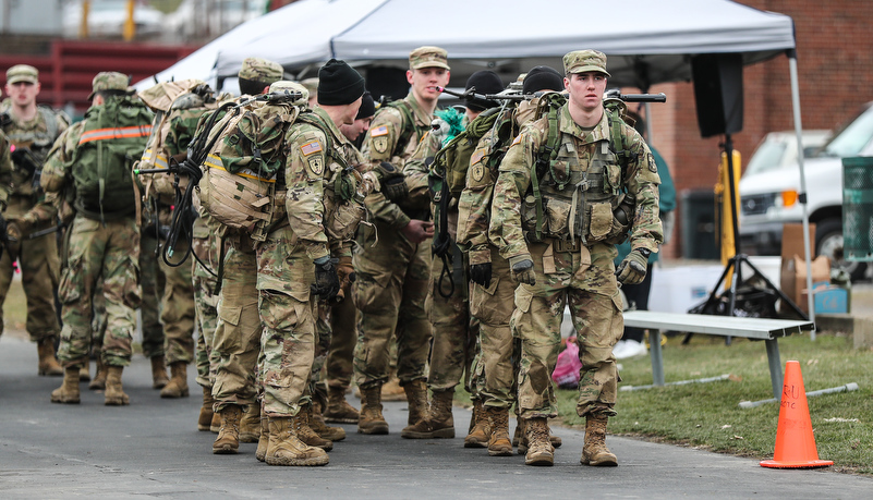 Cadets working together