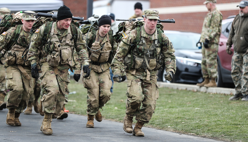 Cadets working together