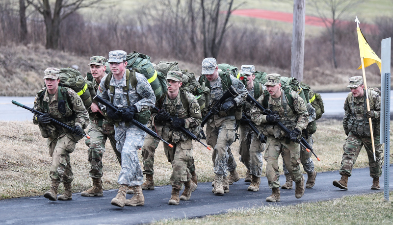 Cadets working together