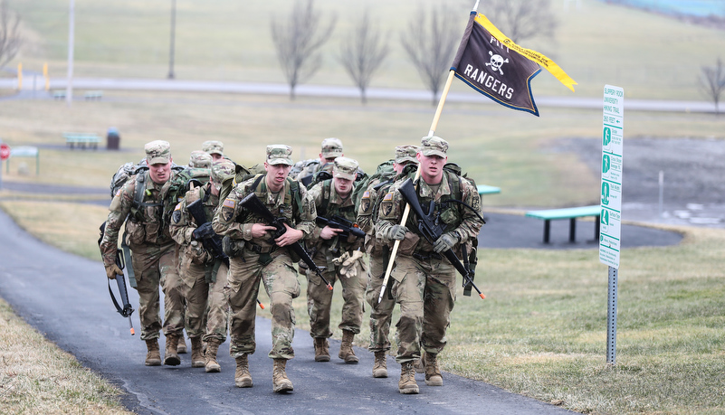 Cadets working together