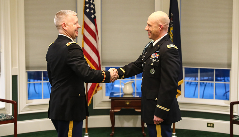 Col. Richey's sworn in