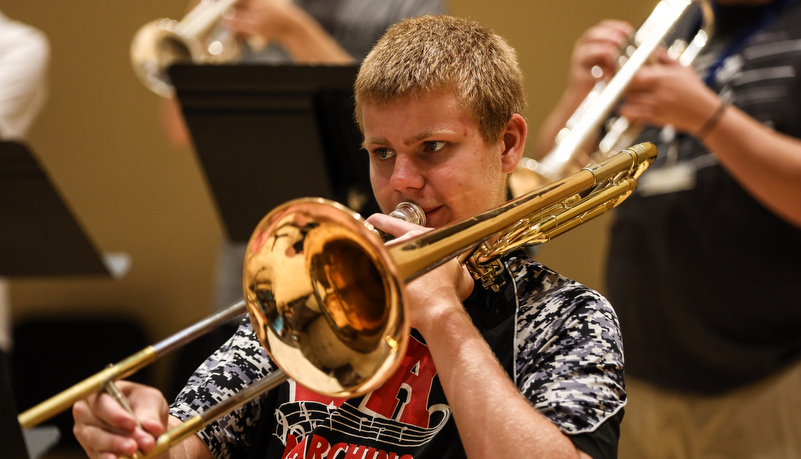 Students playing Jazz music