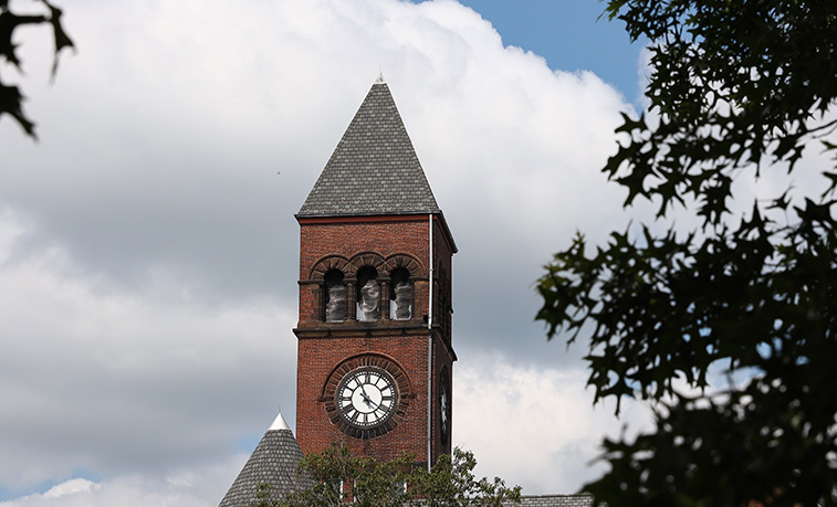 Old Main in the sun