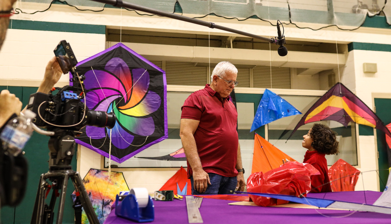 making a kite