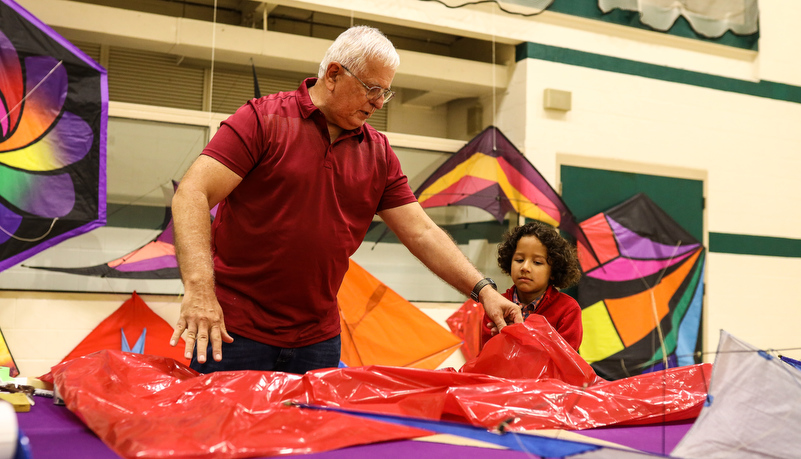 making a kite