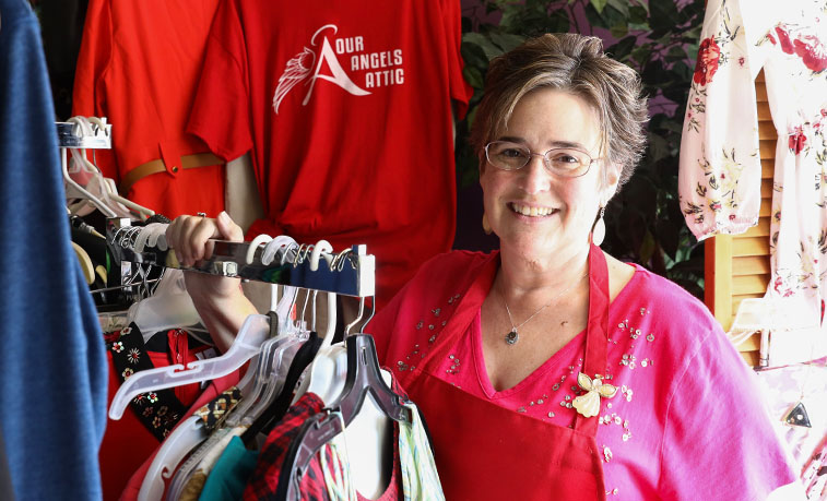 Patti Bicehouse in her store