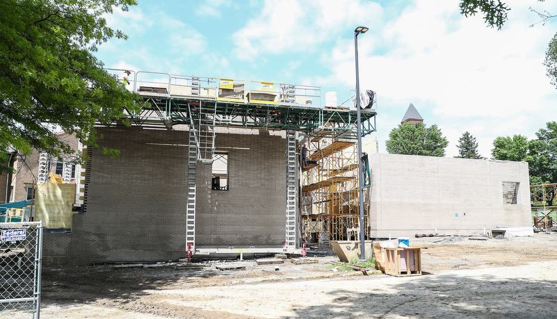 Performing arts center construction