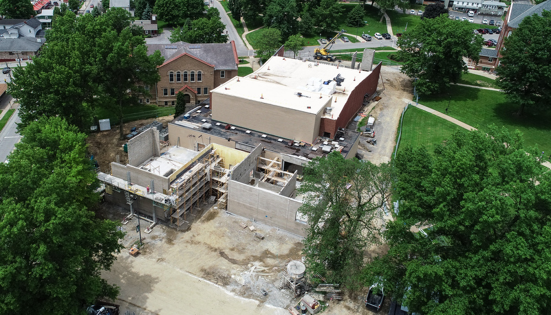 Performing arts center construction