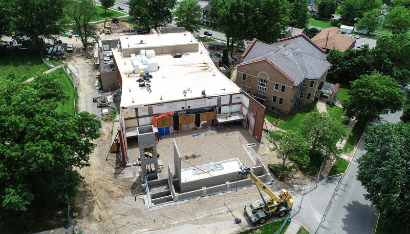 Performing arts center construction