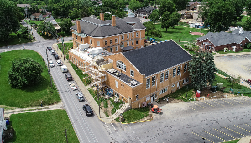 Performing arts center construction