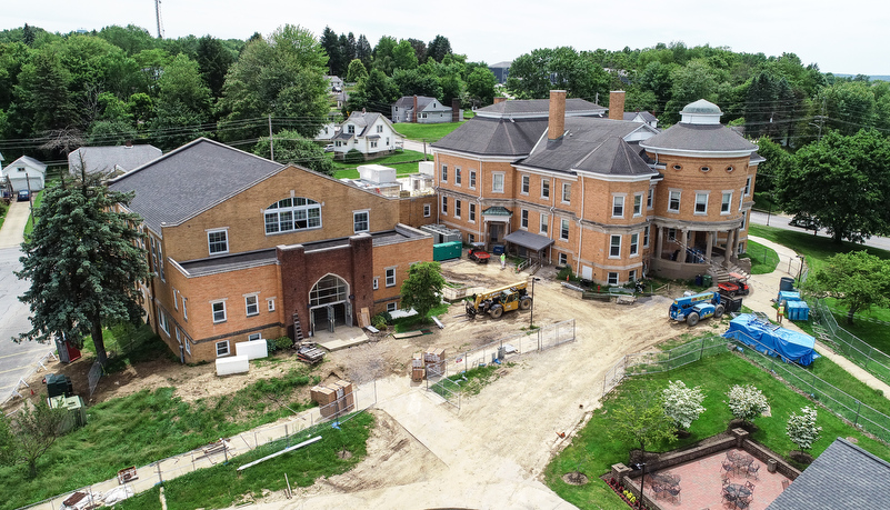 Performing arts center construction