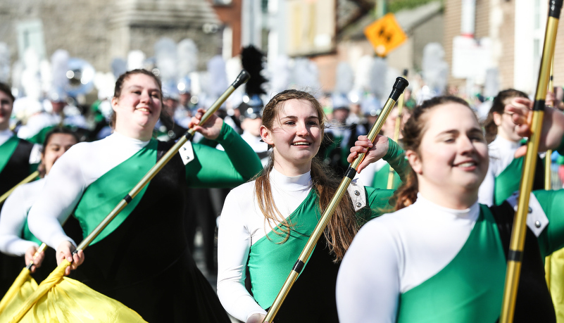 Marching band in Dublin