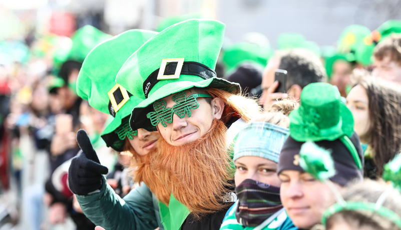 Marching band in Dublin