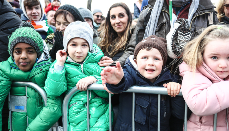 Kids at the parade