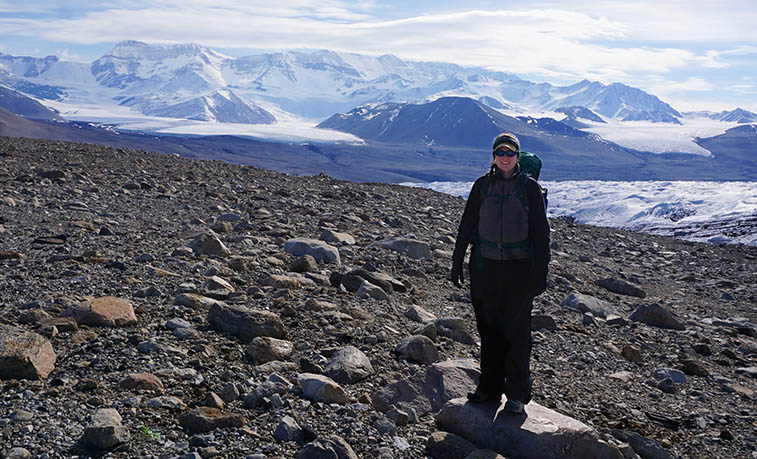 Maraina Miles in Antarctica