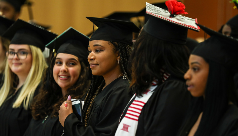 Graduates arrive