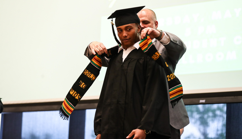 a man receives his stoles