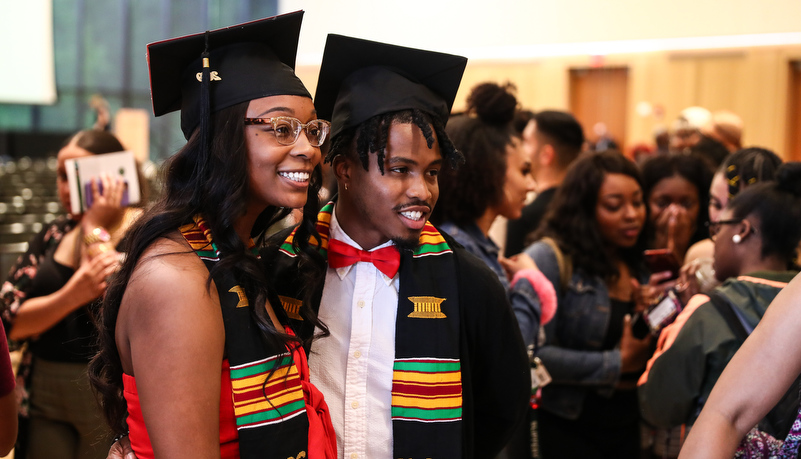 students pose for a photo