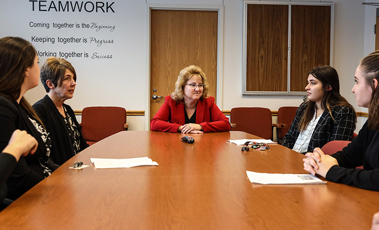 students at Slippery Rock University are taking that real-world approach a step further: they’re meeting with inmates.