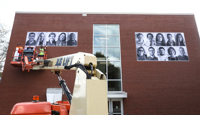 Art on the buildings