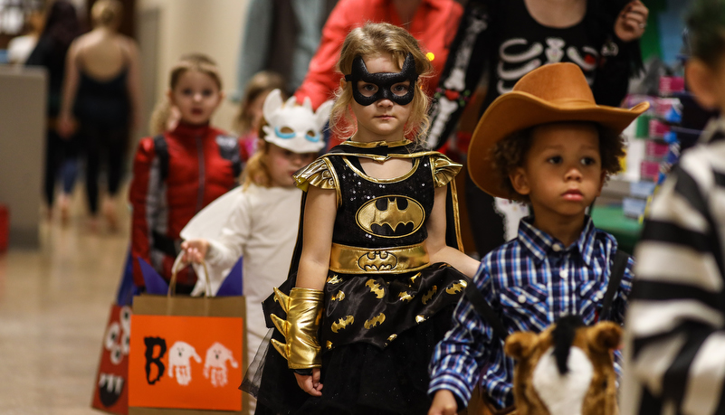 Pre-school children dressed up