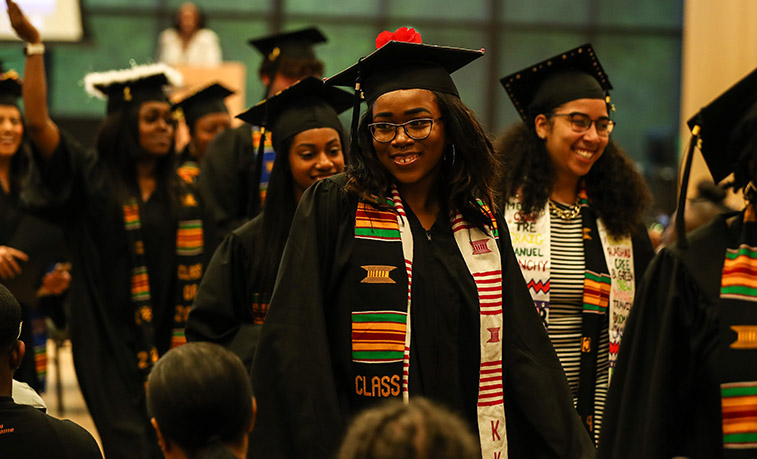 Students at the 2019 multicultural graduation