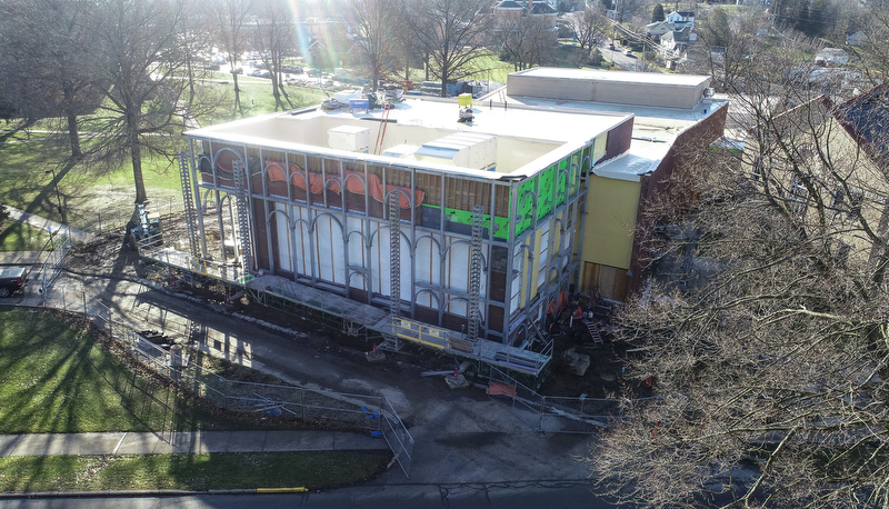 Performing arts center construction