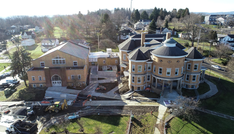 Performing arts center construction