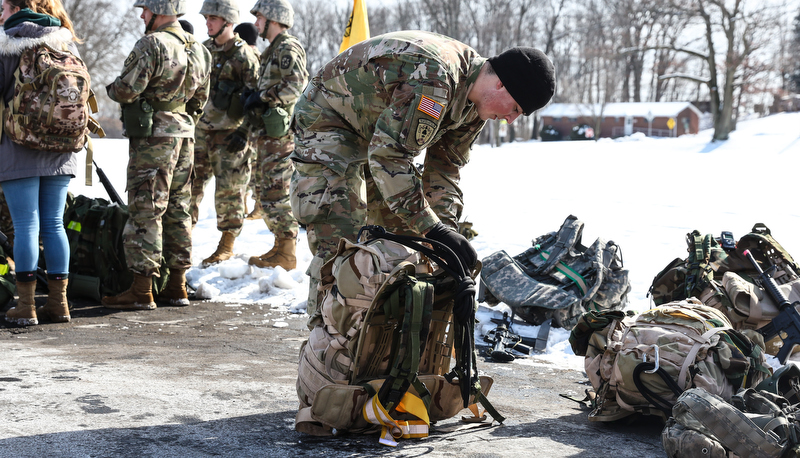 ROTC Cadets competing