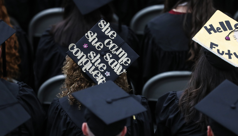 Cap that says She came, she saw, she conquered