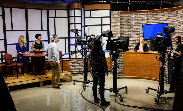 WSRU-TV studio