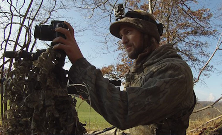 Gino Colella shooting a video