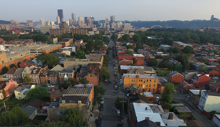 Pittsburgh from above