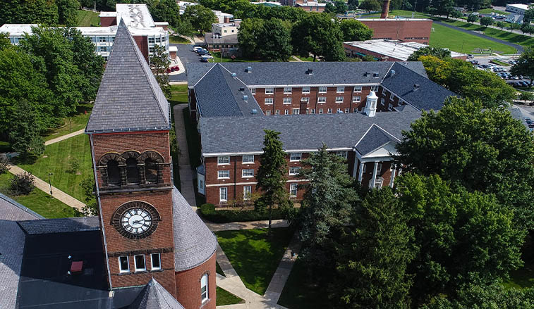 Old Main and North Hall