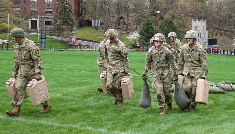 Cadets competing