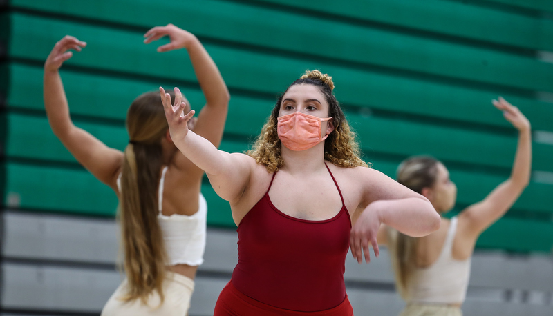 Dancers perform