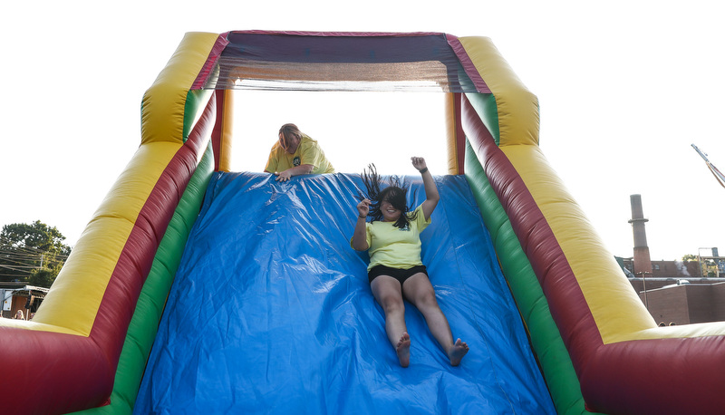 Student having fun at the WOW Carnival