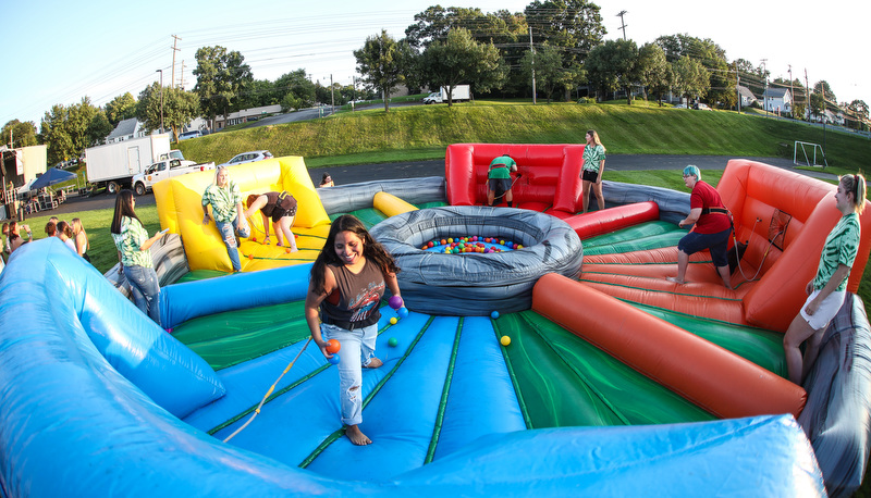 Student having fun at the WOW Carnival