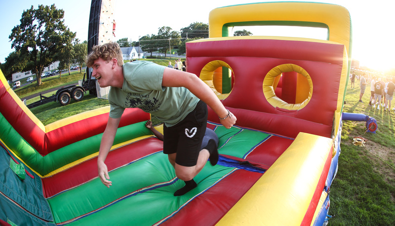 Student having fun at the WOW Carnival