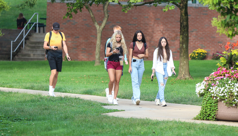 Students back in class