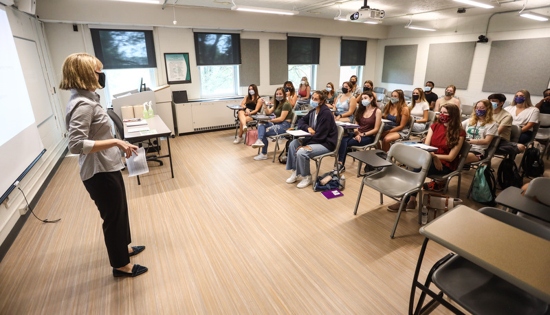 Students back in class