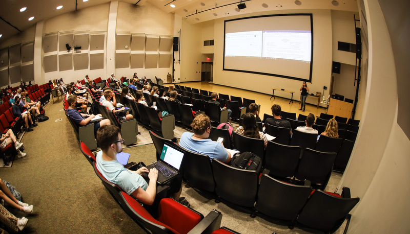 Students back in class