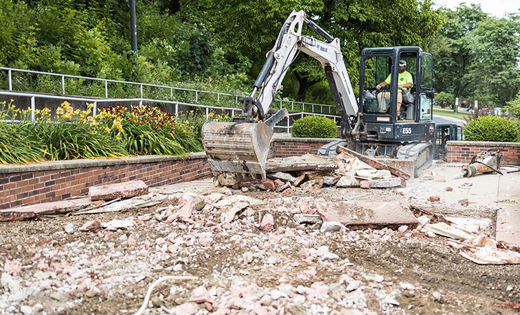Construction underway