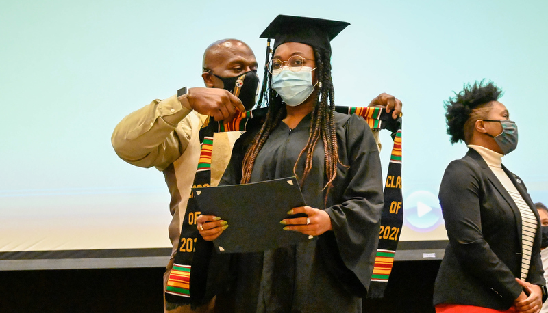 Students at the Multicultrual graduation