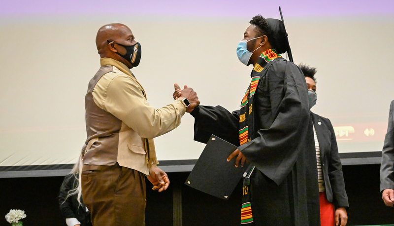 Students at the Multicultrual graduation