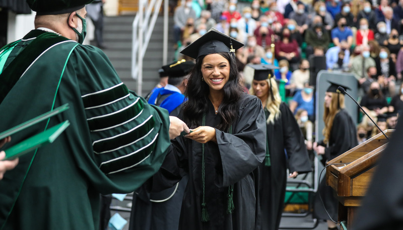 Students graduating from SRU