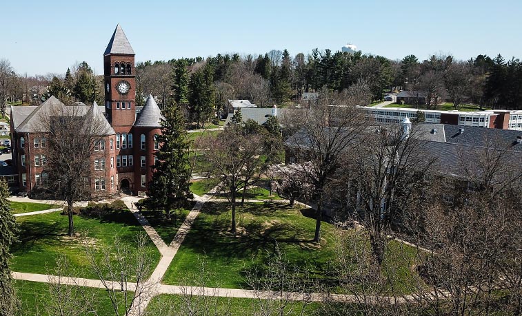 Old Main and North Hall